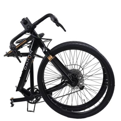 China 2021 New Product Adult Folding Bike High Performance Black Adult Bike for sale