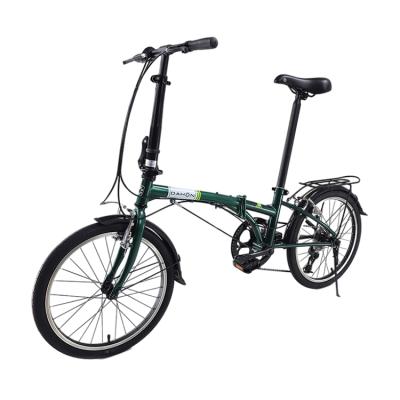 China 2021 New Design 6061 Alloy Green Dream D6 Adult Small Size Easy To Carry Folding Bike for sale