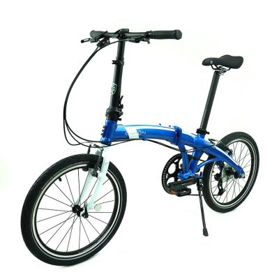 China High Quality Folding Bike Blue 6061 Alloy Airspeed Adult High Quality Bike for sale