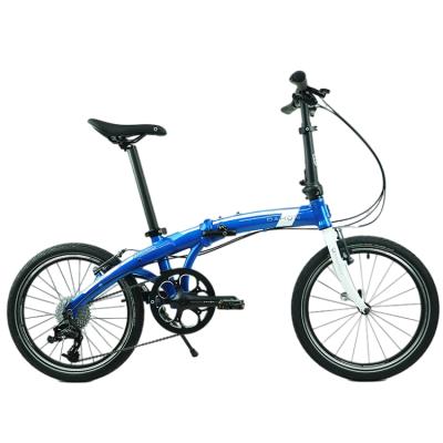 China Adult Hot Sale Lower Price Professional Small Size Easy To Carry Blue 6061 Alloy Airspeed Folding Bike for sale