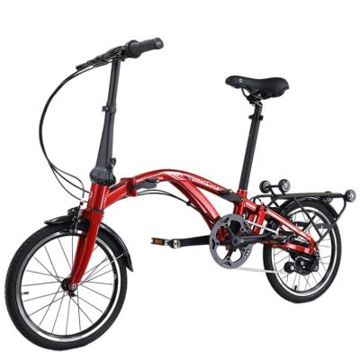 China Factory Supply Adult Small Size Easy To Carry 6061 Alloy Folding Exercise Bike Adult Bike for sale