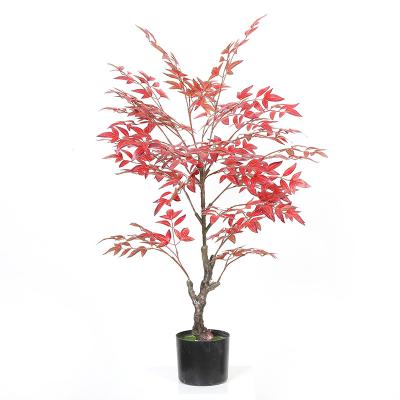 China High Quality Indoor Decoration 100cm Artificial Tree Ornament Plants Simulated Flower For Sale for sale