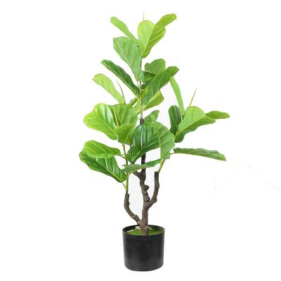 China Home Decoration Wholesale 90cm Factory Fast Delivery Artificial Tree Flower With Pot For Indoor Decoration Custom Available for sale