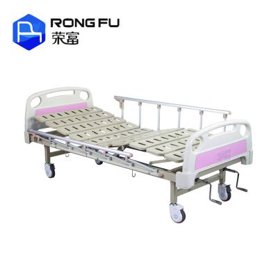 China Crank Manual Hospital Bed 2 Hospital Bed for sale