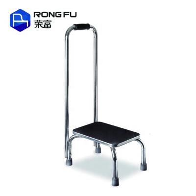 China Waterproof Portable Stainless Steel Ladder Step Stool With Handle For Adults And Seniors for sale