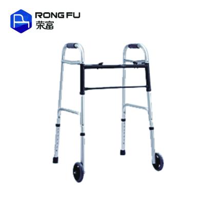 China Aluminum Alloy Rolling Aluminum Foldable Walker for sale