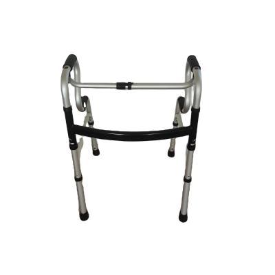 China Medical Care Aluminum Folding Walker With Wheels for sale