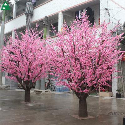 China Plant Eco-friendly Indoor Home Decorative Bonsai Peach Blossom Artificial Tree for sale