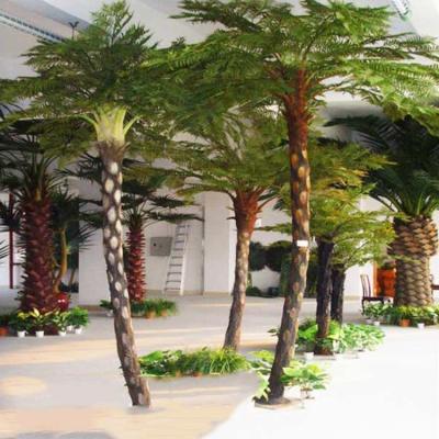 China Eco-Friendly Materials Fern Leaf Plant Artificial Alsophila Spinulosa Tall Tree For Dinosaur World Park Indoor Decoration for sale