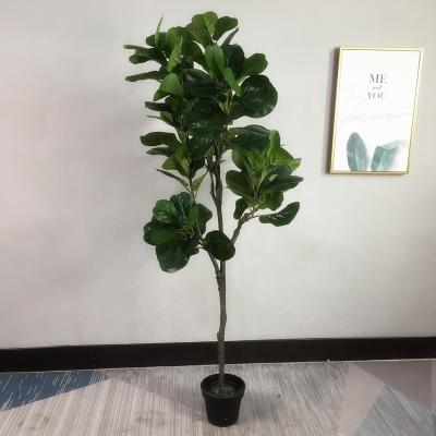 China Realistic Artificial Plant Ficus Lyrata Fiddle Leaf Tree 6FT for sale