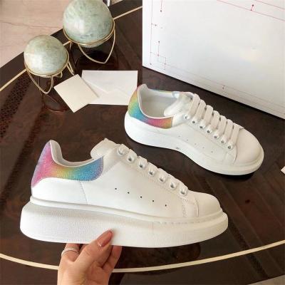 China 2021 Original Custom Made Anti-Smell Sepatu Zapatillas Shoes Vulcanized Flat Sneakers Alexandraee Mc Queen Women Casual Sneaker for sale