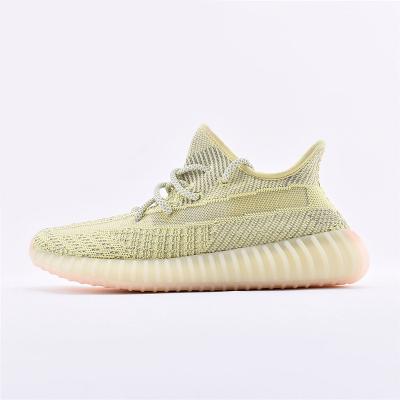 China Hot sale Anti-odor 350 men's static yeezy running shoes for sports sneakers shiny v2 shoes drop shipping for sale