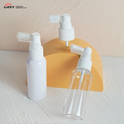 China 18 20 24 28 410 pp Long Spout Mist Mouth Freshner Pump Child Safe Fine Sprayers Nasal Spray Plastic Cover for sale