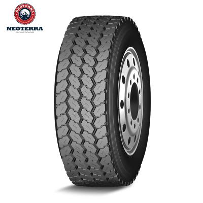 China Neoterra TBR natural rubber with high quality radial truck tire 445/65r22.5 12r22.5 for sale