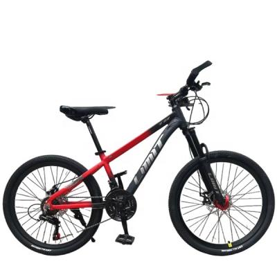 China Aluminum alloy frame outdoor sports mountain bike disc brake aluminum rims 24 inch adult bike 21 speed bead pedals for sale