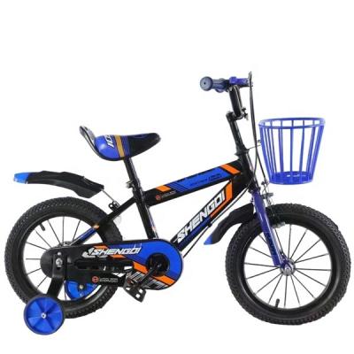 China Gift Design Kids Bike Single Color Double Speed ​​Kids Bike Steel Frame 2.125 Tire Training Wheel 12.14, 16, 18 Inch Children Bike for sale