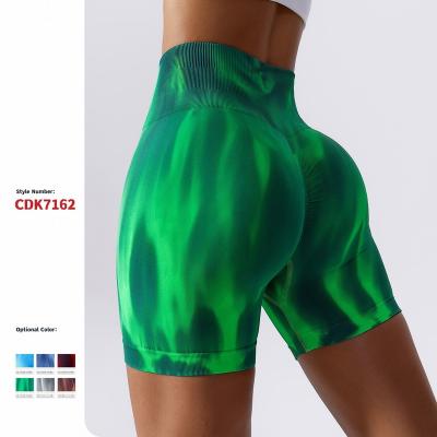 China Women Workout Butt Short Pants Breathable Sports Crac! crack! shorts high waist yoga wear pants for sale