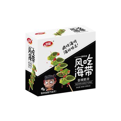 China Natural Wholesale High Quality Chinese Grain Instant Snacks Boxed Import Spicy Kelp Snack for sale