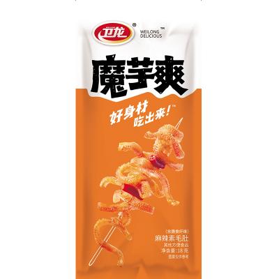 China 18g normal bags chinese vegetable snacks Mala konjac snack import spicy snack wholesale for sale