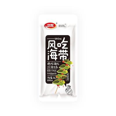 China 2021 Hot-selling Weilong Soybean Products Snack Boxed Spicy Kelp 20g Packing 6935284415933 for sale