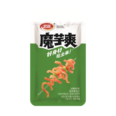 China Weilong 2021 Newest Experience Hot & Sour Konjac Instant Snacks 50g Newest Packing 6935284415667 for sale