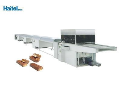 China Stainless Steel Automatic Chocolate Making Machine Dipping Way Smooth Run for sale