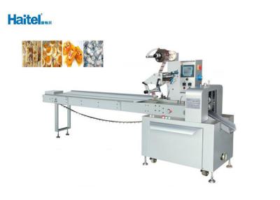 China Automatic Servo Snack Horizontal Flow Pack Machine 2.5kw Multifunction for sale