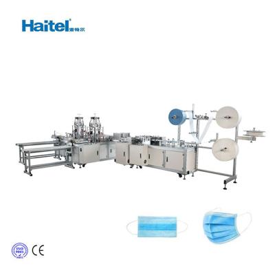 China Disposable 3 Ply Automatic Nonwoven Mask Making Machine for sale