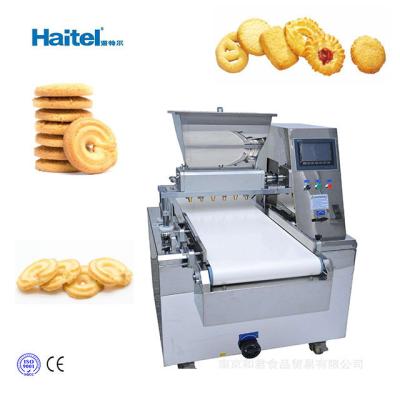 China PLC Automatic Depositing Cookie Cutting Machine 100kg/H for sale