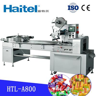 China SUS Hard Candy Horizontal Flow Pack Packaging Machine 1000pcs/Min 4.5KW for sale