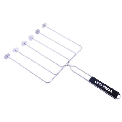 China Easily cleaned iron skewers, 6pcs for sale