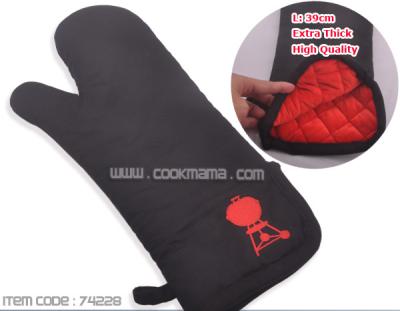 China BBQ Embroidered Glove, Grill Glove for sale