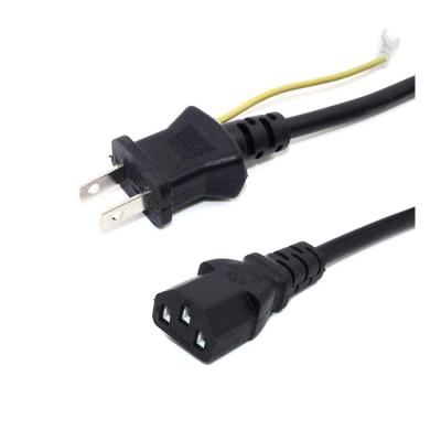 China Stability Pse Safe AC Mains High Quality Custom Japanese Server Cord Outdoor Black Line for sale