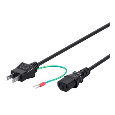 China High Quality Custom Wholesale Black Line Pse AC Mains Grade COMPUTER Grade Lower Price C15 C19 Power Cable Cord for sale