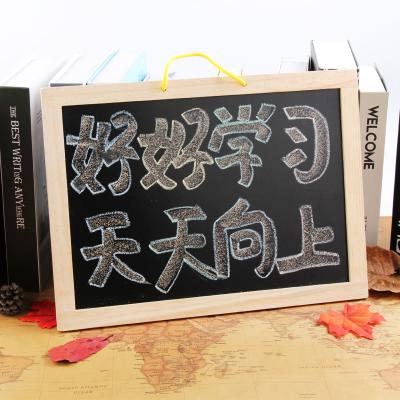 China Children's teaching magic protection black and white double-sided inscription wooden magnetic drawing board for teaching for sale