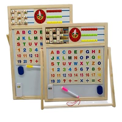 China Kids Study Double Sided Universal Magnetic Writing Toy Wooden Boards Kids Toy For Drawing Painting for sale