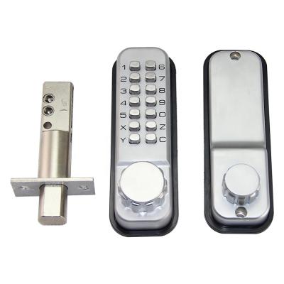 China Free Access Optional Mechanical Code Push Button High Security Keyless Door Lock for sale