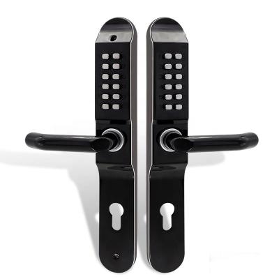 China Need to Open Plate to Change Pin to Set Code Profile Good Quality Cylinder Push Button Keypad Code Mechanical Door Lock for House for sale