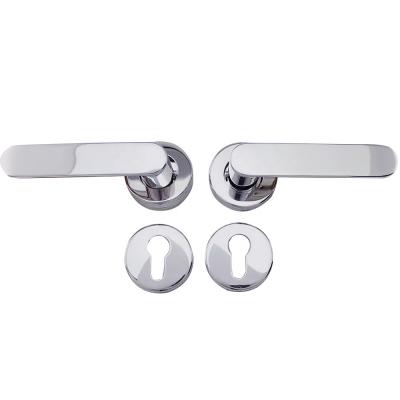 China Door Polished Stainless Steel European Style Safety SS Internal Door Handle for sale