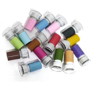 China Kids Teacher Custom Colors Handle Logo Text Sealing Plastic Round Photosensitive Instant Stamp Materials for sale