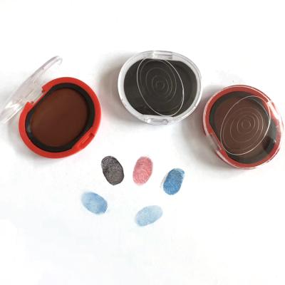 China Office Factory Direct Supply Customized Black Ink Stamp Pad Children Fingerprint Oily Office Teacher for sale