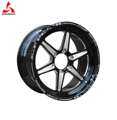 China Road Wheels 2017 New 18 Inch Front And Rear New Black Mill Spokes Off Road 4X4 Rims for sale