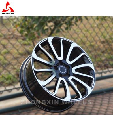 China The reproduction rolls the hot zhongxin fg936 20 '22' of black OEM of machine forged the wheel with through the 5x120 wheels of JWL for sale