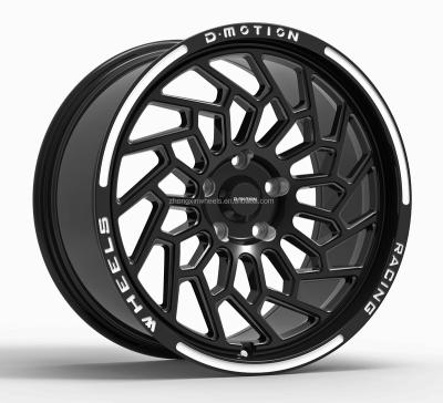 China Luxury Monoblock Forged 6061-T6 Wheel For Vossen Mesh Design ML-R2 Series 18 Inch 5X114.3 Black Milling Rims for sale