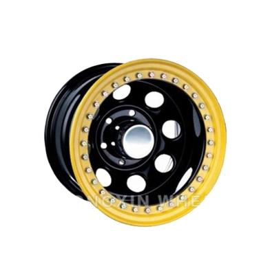 China Off road beadlock wheel 15' 16' 17' china 4x4 factory price modular real steel beadlock wheels for sale