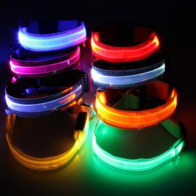 China Super Hot Sale Anti Bark Dog Lights Heavy Duty Choke Collar Set for sale