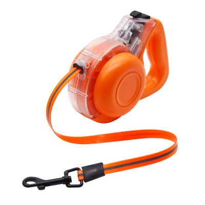 China Hot Selling Retractable Dog Swivel Dog Leash Amazon PVC Quick Release Waterproof Carabiner Traction Rope for sale