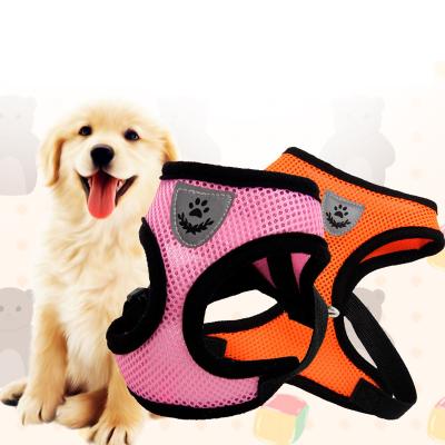 China Hot Selling Reflective Nylon Step Into Adjustable Sublimation Reversible No Pull Dog Harness for sale