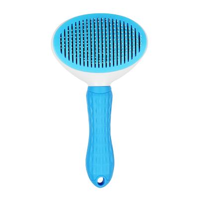 China 2021 new arrival viable popular style cheap pet products portable plucking steel comb tending viable for sale