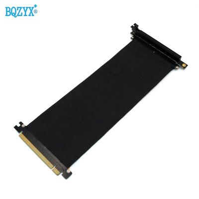 China Computer Factory Extension 3.0 Adapter 16X PCI-e 90 Degree X16 Extender Direct Riser Cable For VGA Card for sale